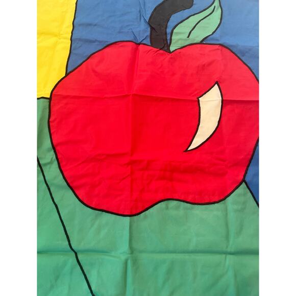 Vintage Outdoor Porch Flag Back to School Teacher's Book Pencil Apple JL - Picture 5 of 8
